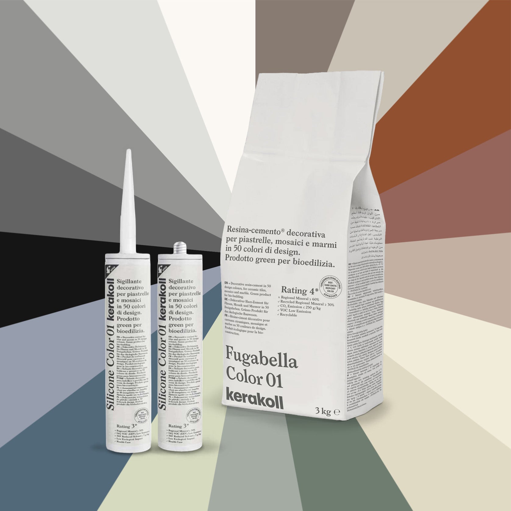 Coloured Grouts & Matching Sealants – Fayrouz Tile and Stone Showroom
