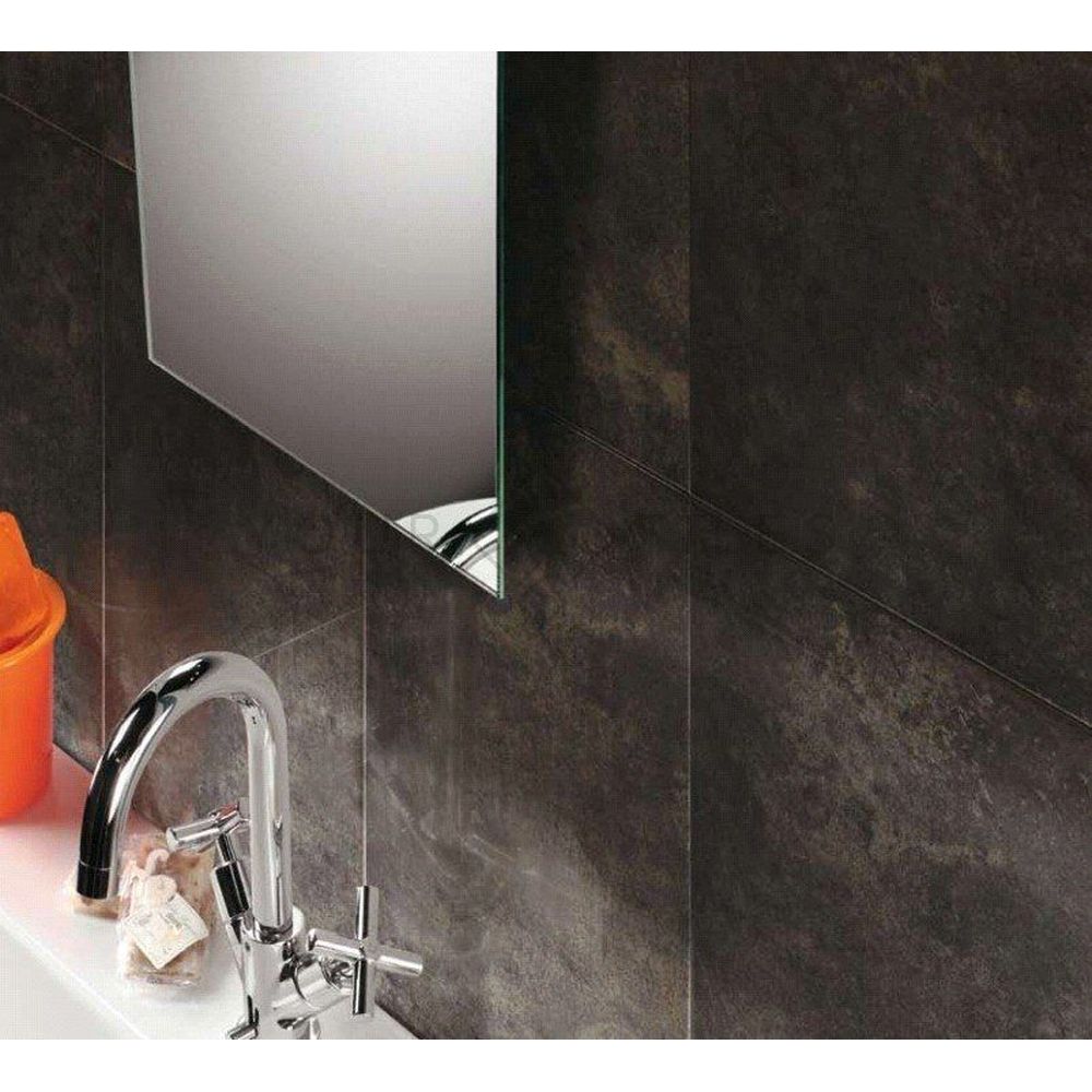 CUT TILE SAMPLE Furnace Metallic Black/Silver