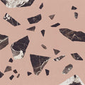 CUT TILE SAMPLE Melody ROCK Terrazzo Pink 60 x 60cm