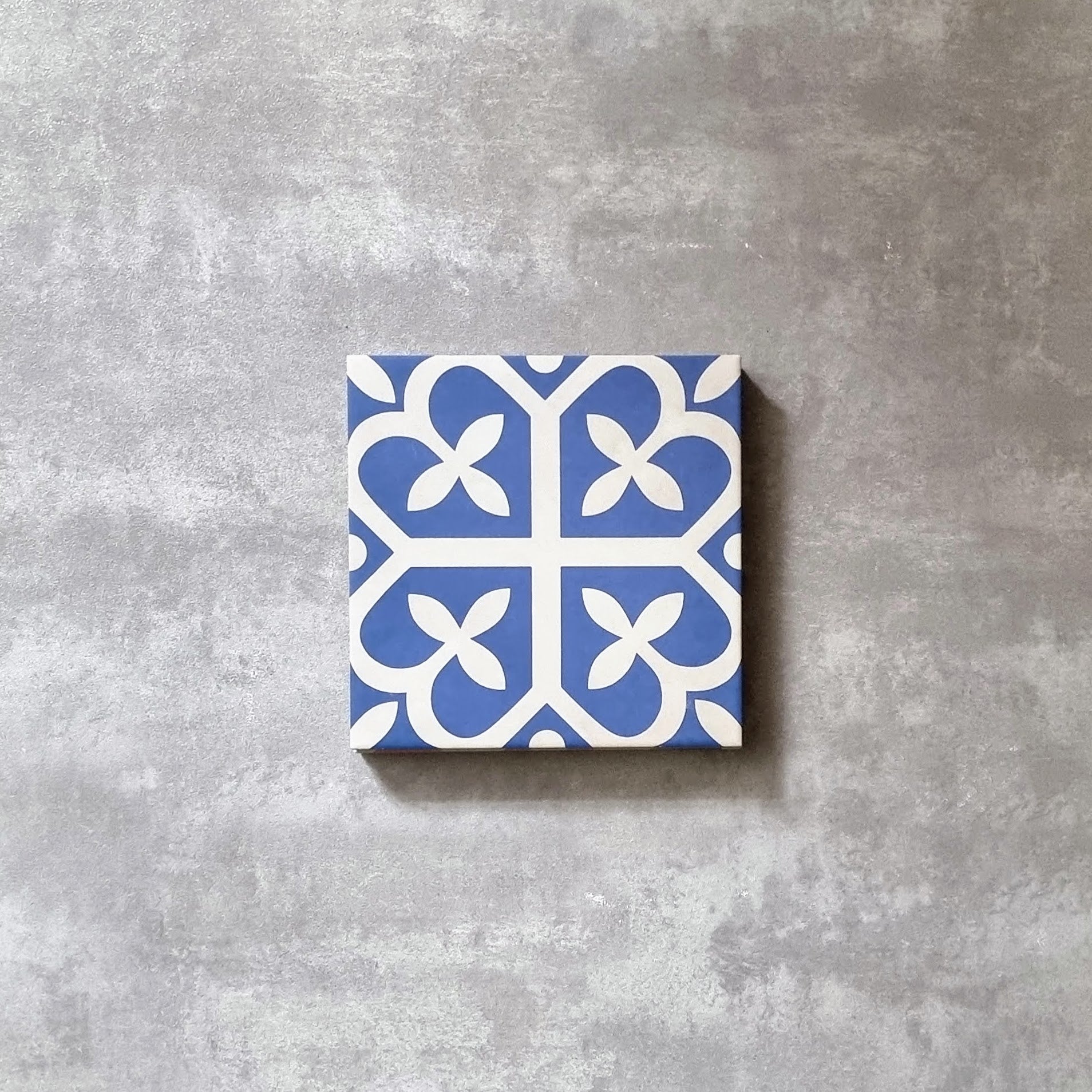 FULL TILE SAMPLE Ivy Blue 20cm x 20cm