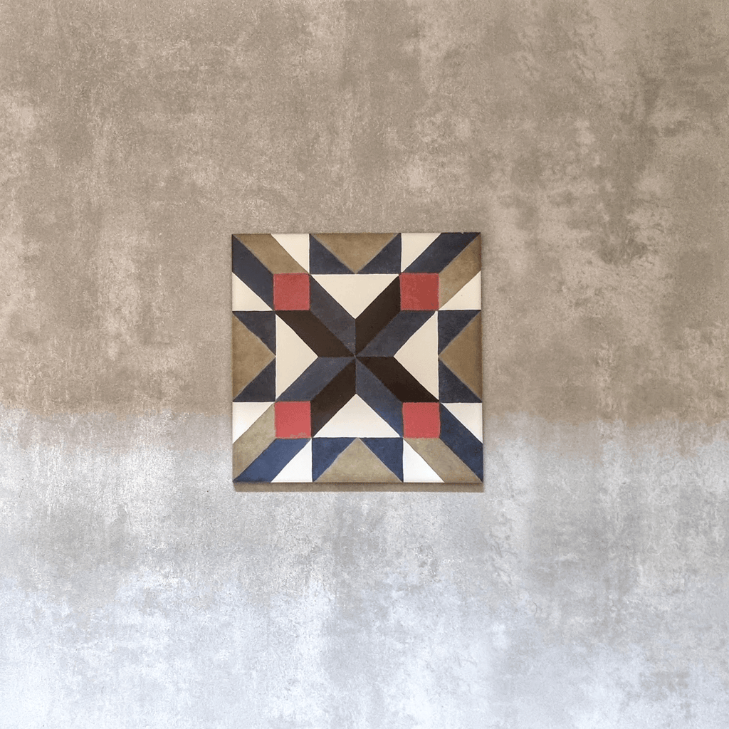 Kasbah Cross Moroccan Tile 20cm x 20cm