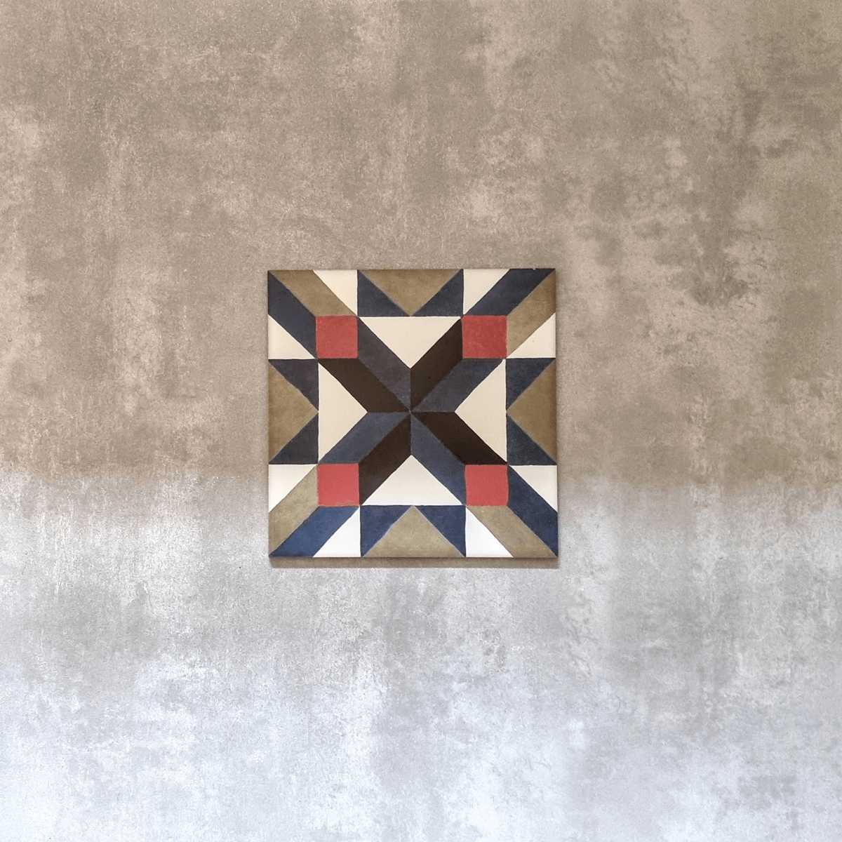 Kasbah Cross Moroccan Tile 20cm x 20cm