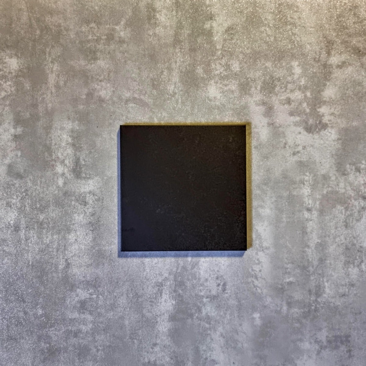 Manor Plain Black Base Tile 20cm x 20cm