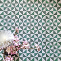 Harlequin Green Diamond Tiles 20cm x 20cm