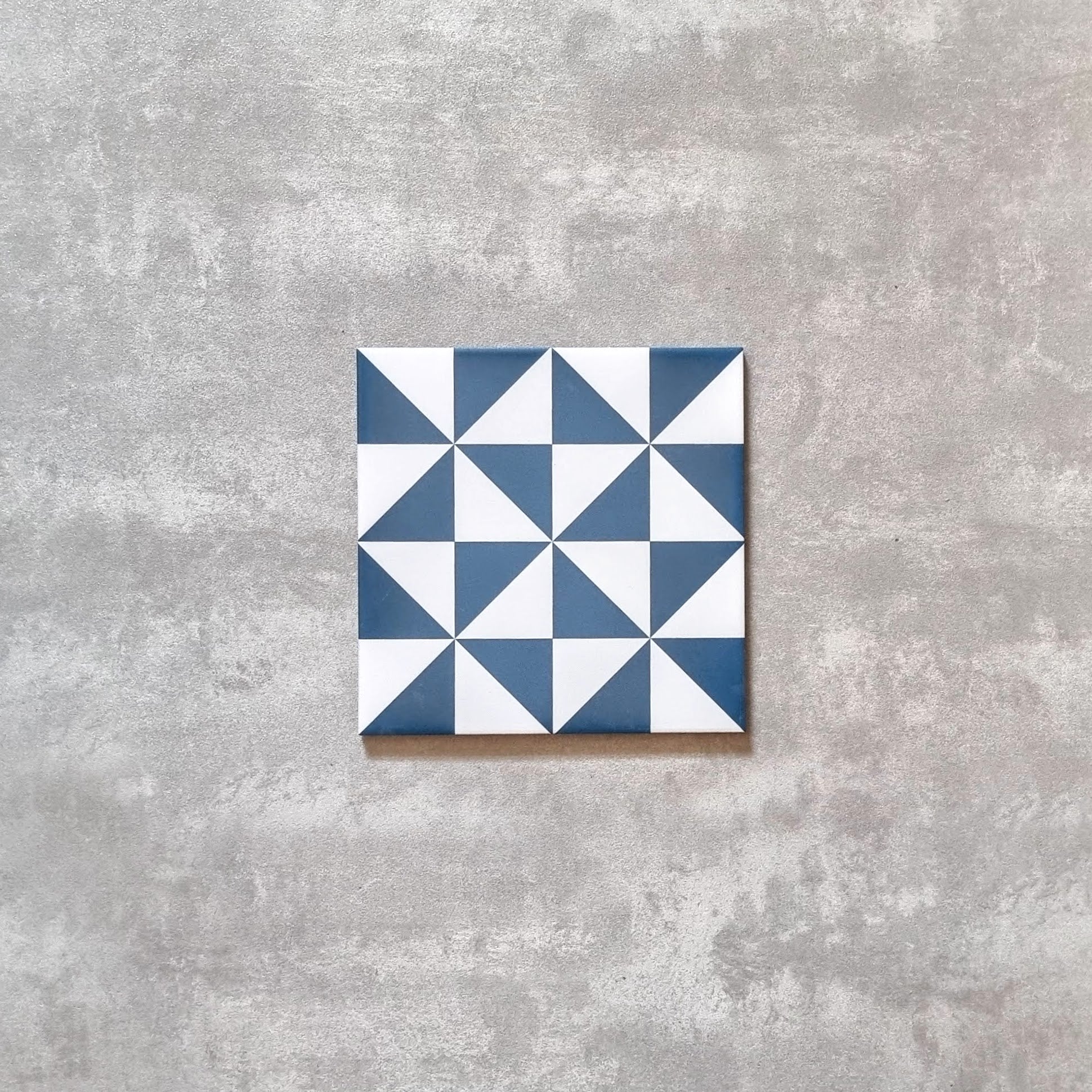 Harlequin Navy Blue Diamond Tile 20cm x 20cm