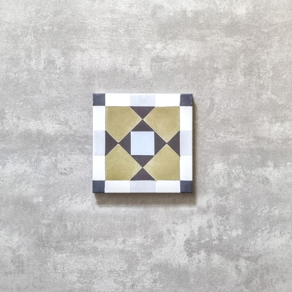 Ravello Golden Mustard Gold Moroccan Tiles 20cm x 20cm