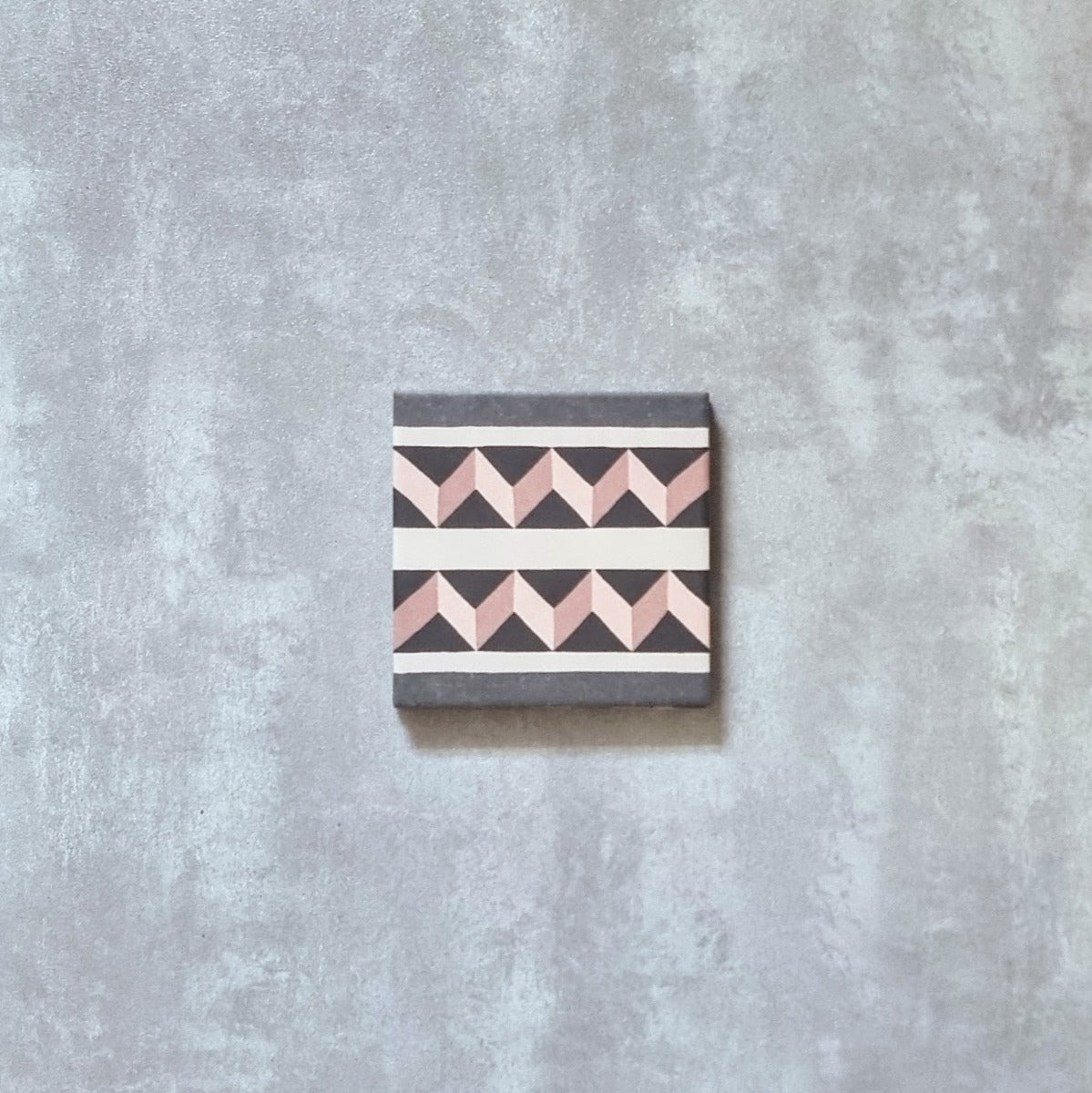 FULL TILE SAMPLE Richmond Manor MINI Side/Border Rose Pink 15cm x 15cm