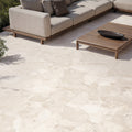 Riad Avorio Terrazzo 20mm thick | Outdoor Stone Tile Slabs | 100cm x 100cm