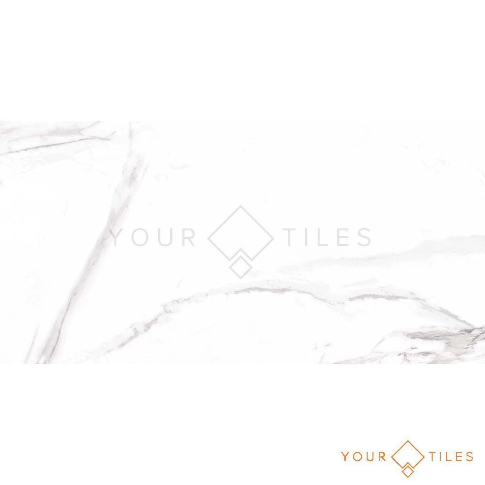 CUT TILE SAMPLE Snow Marble Matt Effect