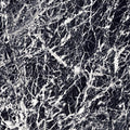 CUT TILE SAMPLE Valentino Glam Black Matt Marble Effect 60cm x 60cm