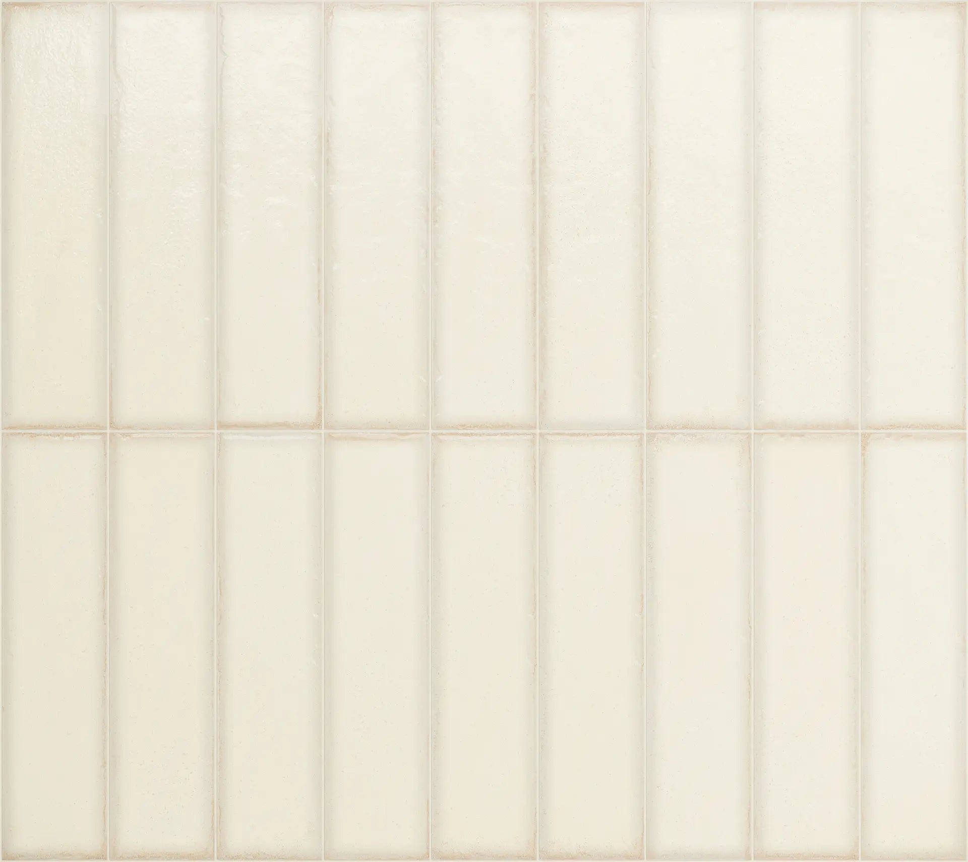 FULL TILE SAMPLE Puzzle White Brick Rectified | Wall & Floor Tiles | 5cm x 20cm