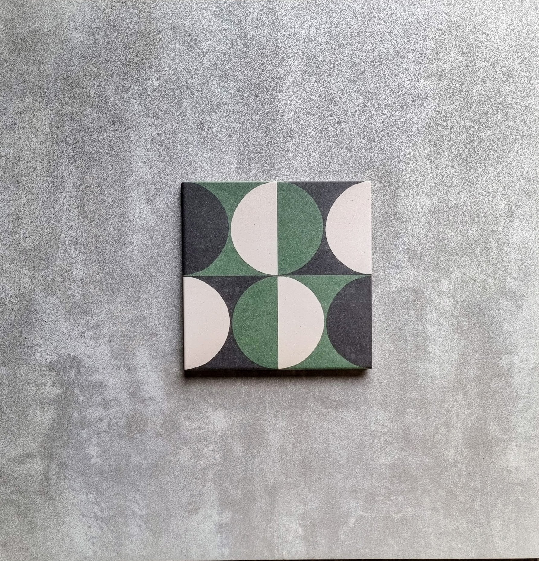 FULL TILE SAMPLE Abstract Circles 20cm x 20cm Wall & Floor Tile