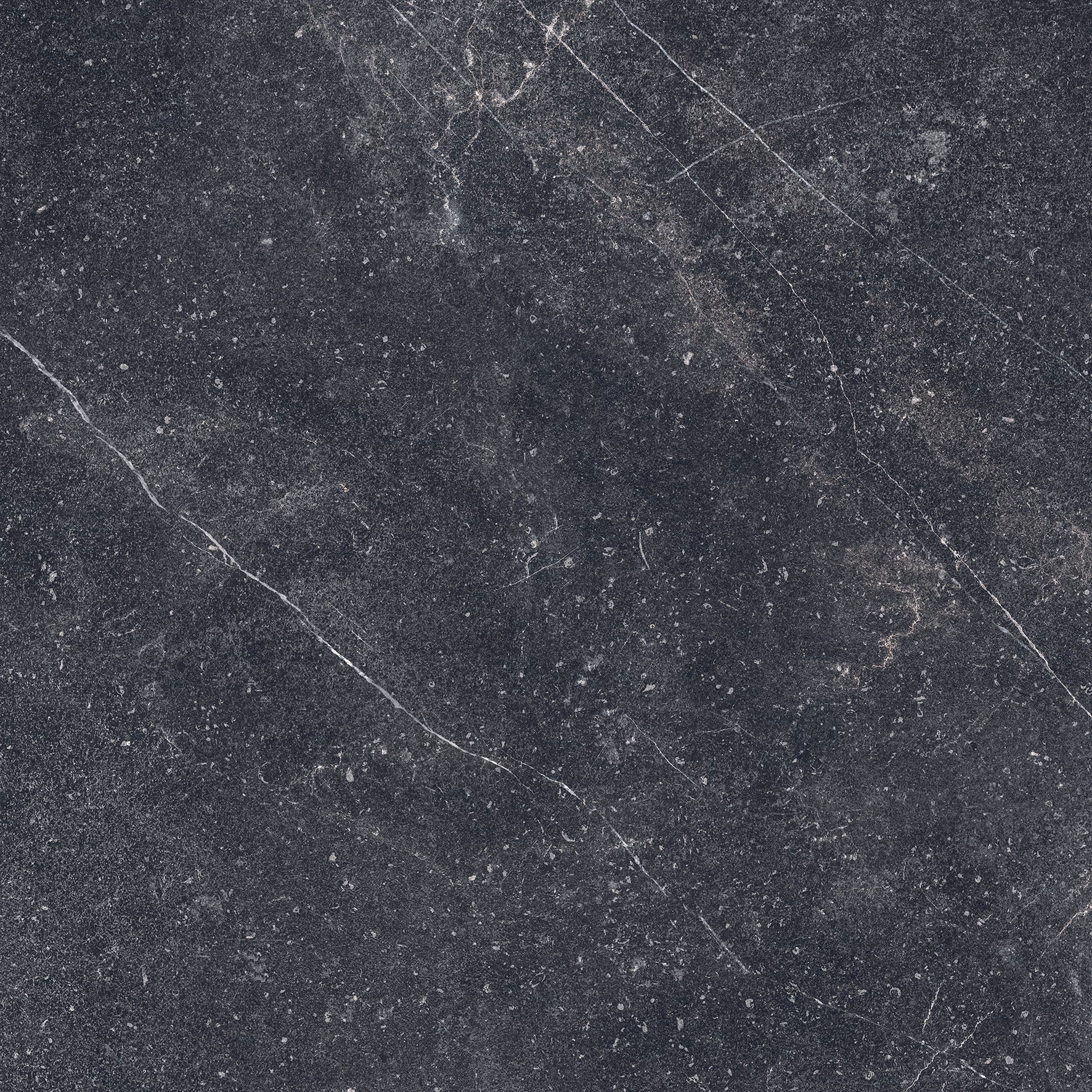 CUT TILE SAMPLE Vitoria Antique Black Marble Style Chequerboard Tiles | 30cm x 30cm