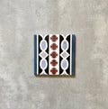 FULL TILE SAMPLE Imperial Victorian Blue Mini Tiles | Border Tile | 15cm x 15cm