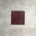 FULL TILE SAMPLE | Fayrouz Tumbled Burgundy Red Marble | 15.2cm x 15.2cm
