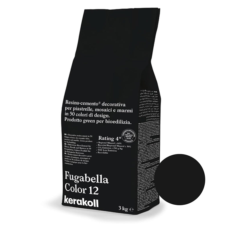 Kerakoll | Fugabella Color | Colour No. 12 | Black | 3kg