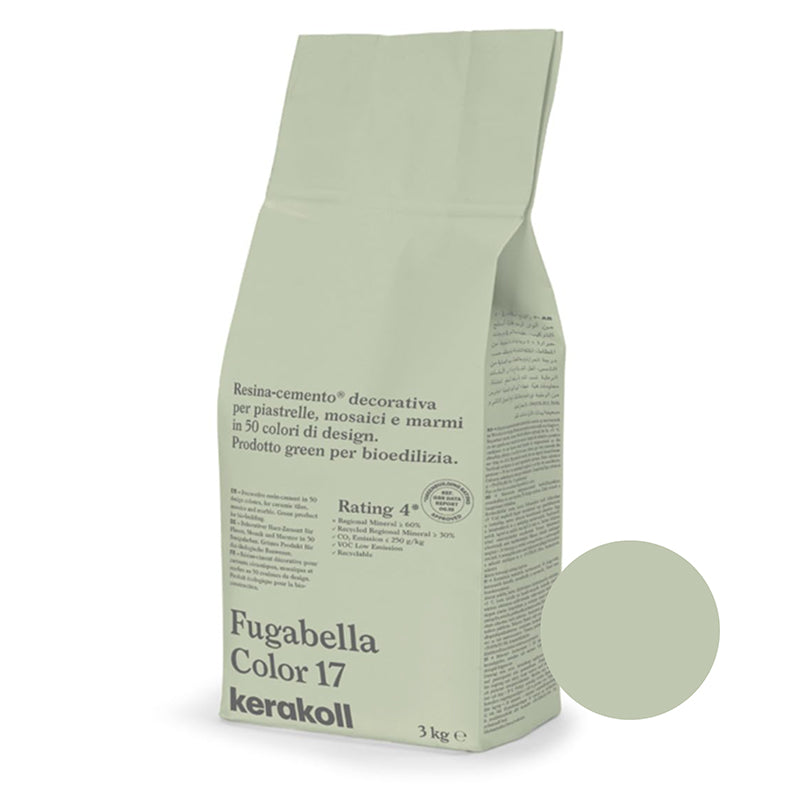 Kerakoll | Fugabella Color | Colour No. 17 | Soft Sage | 3kg