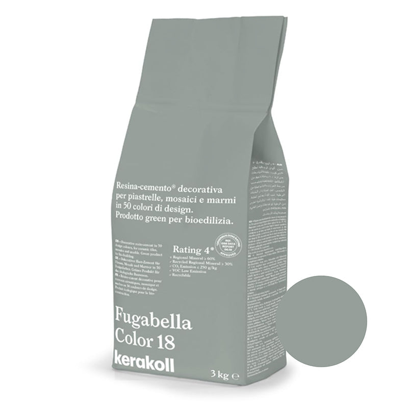 Kerakoll | Fugabella Color | Colour No. 18 | Muted Sage | 3kg