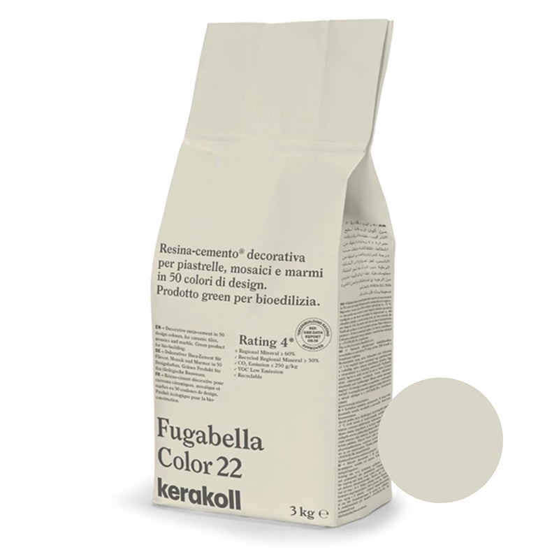 Kerakoll | Fugabella Color | Colour No. 22 | Ivory Tusk | 3kg