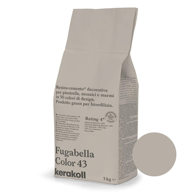 Kerakoll | Fugabella Color | Colour No. 43 | Limestone | 3kg