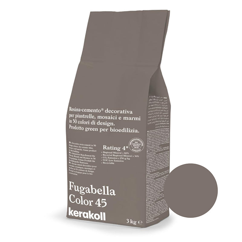 Kerakoll | Fugabella Color | Colour No. 45 | Dark Taupe | 3kg