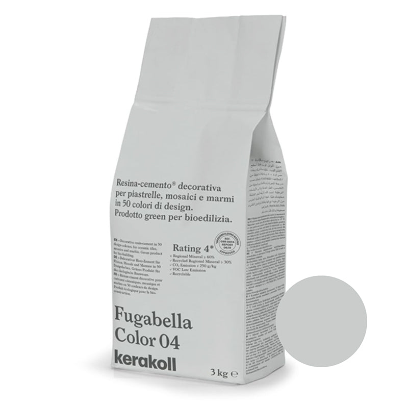 Kerakoll | Fugabella Color | Colour No. 04 | Silver Mist | 3kg
