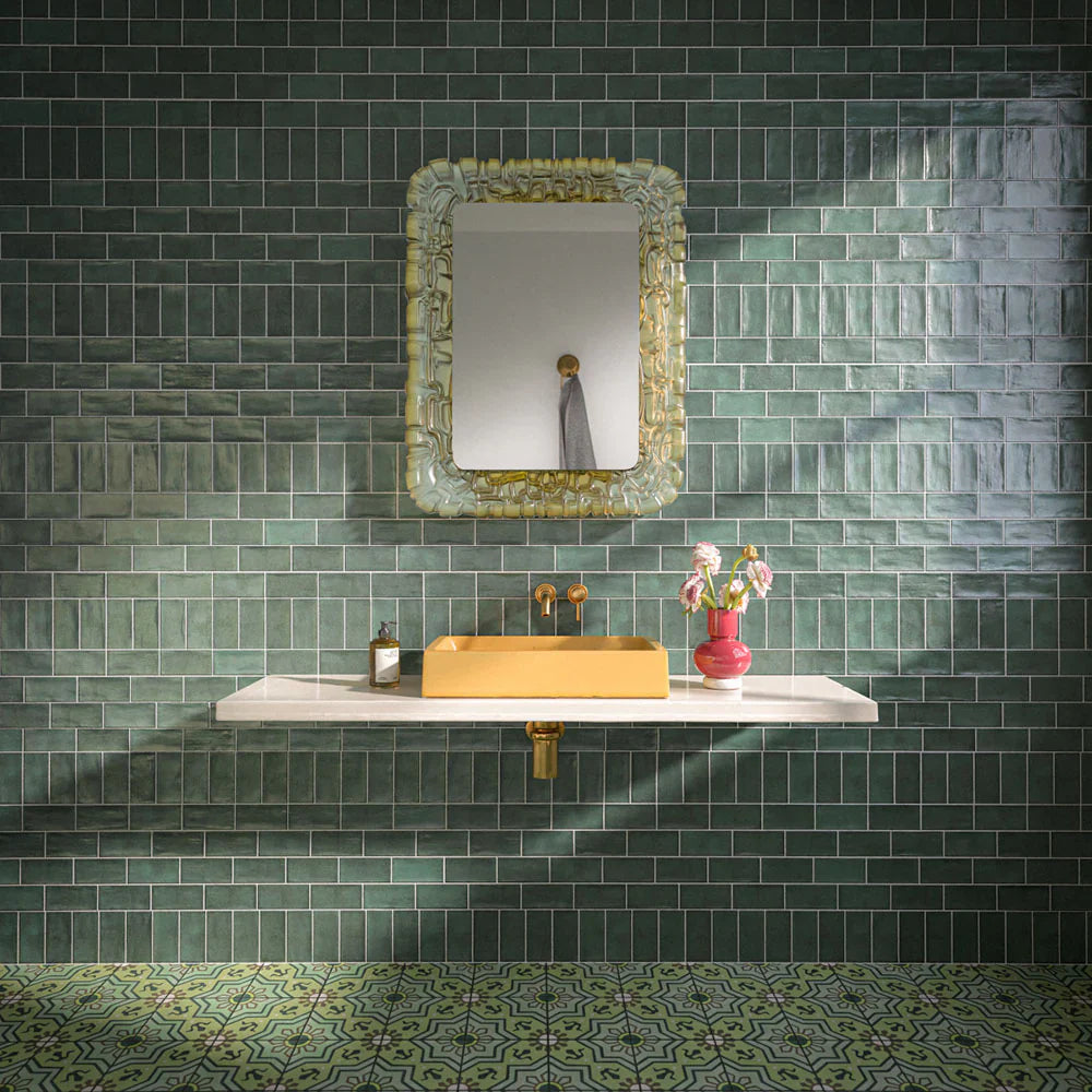 Balthazar Verde |  Victorian Moroccan Style | 20cm x 20cm