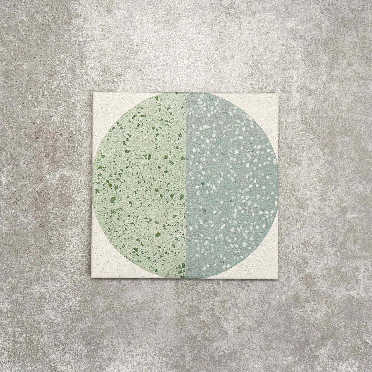 Eclipse Salvia Terrazzo Style Decor Tiles 20cmx 20cm FULL TILE SAMPLE