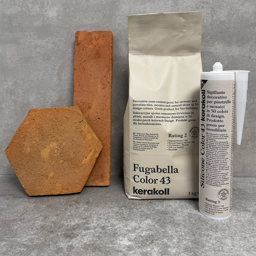 Umbrian Handmade | Terracotta | Brick Tiles |  7.5cm x 30cm | Wall and Floor Tiles