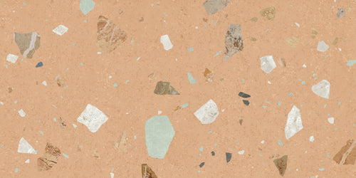 Byblos Cotto Terrazzo Effect Porcelain Tiles 60cm x 120cm