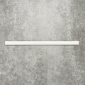 Foundry Arctic White 1.5x30cm gloss pencil bullnose border tile with a handcrafted-style finish and soft white glaze, designed for decorative edging, borders, and finishing details in contemporary wall tile installations.
