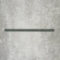 FULL BULLNOSE SAMPLE Allegra Green Gloss Pencil Bullnose Border Tile 1.2cm x 30cm