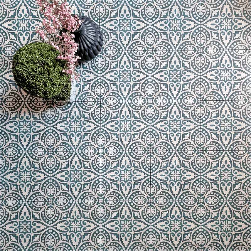 Cuba Fleur de Lis | Moroccan Style | 20cm x 20cm – Fayrouz Tile and ...