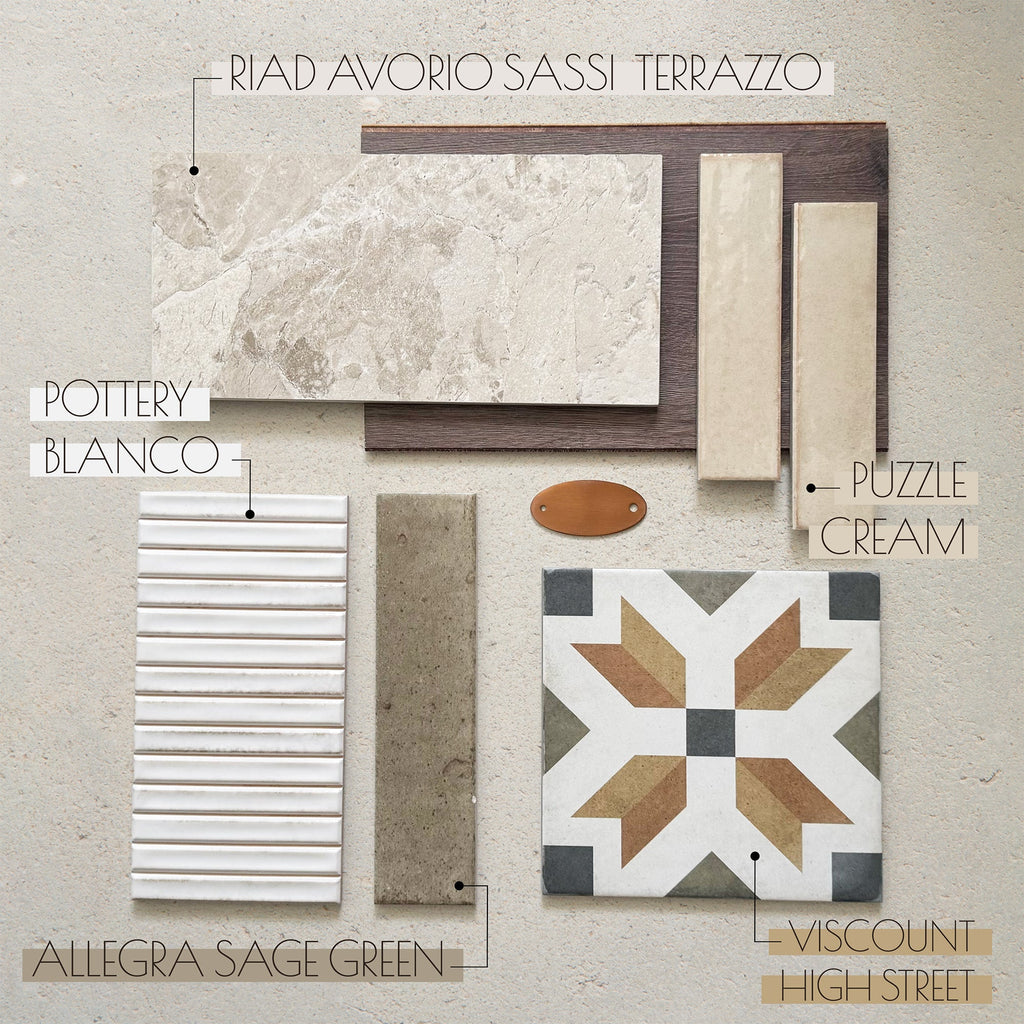 Pottery Decor Tile | Blanco | Wall Tile | 12.5cm x 25cm