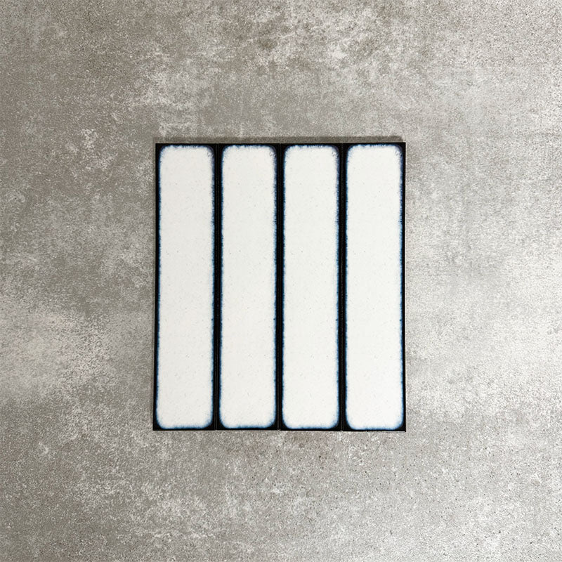 Alchemy Magma White Wall Tile 6.5cm x 30cm Ceramic Tile
