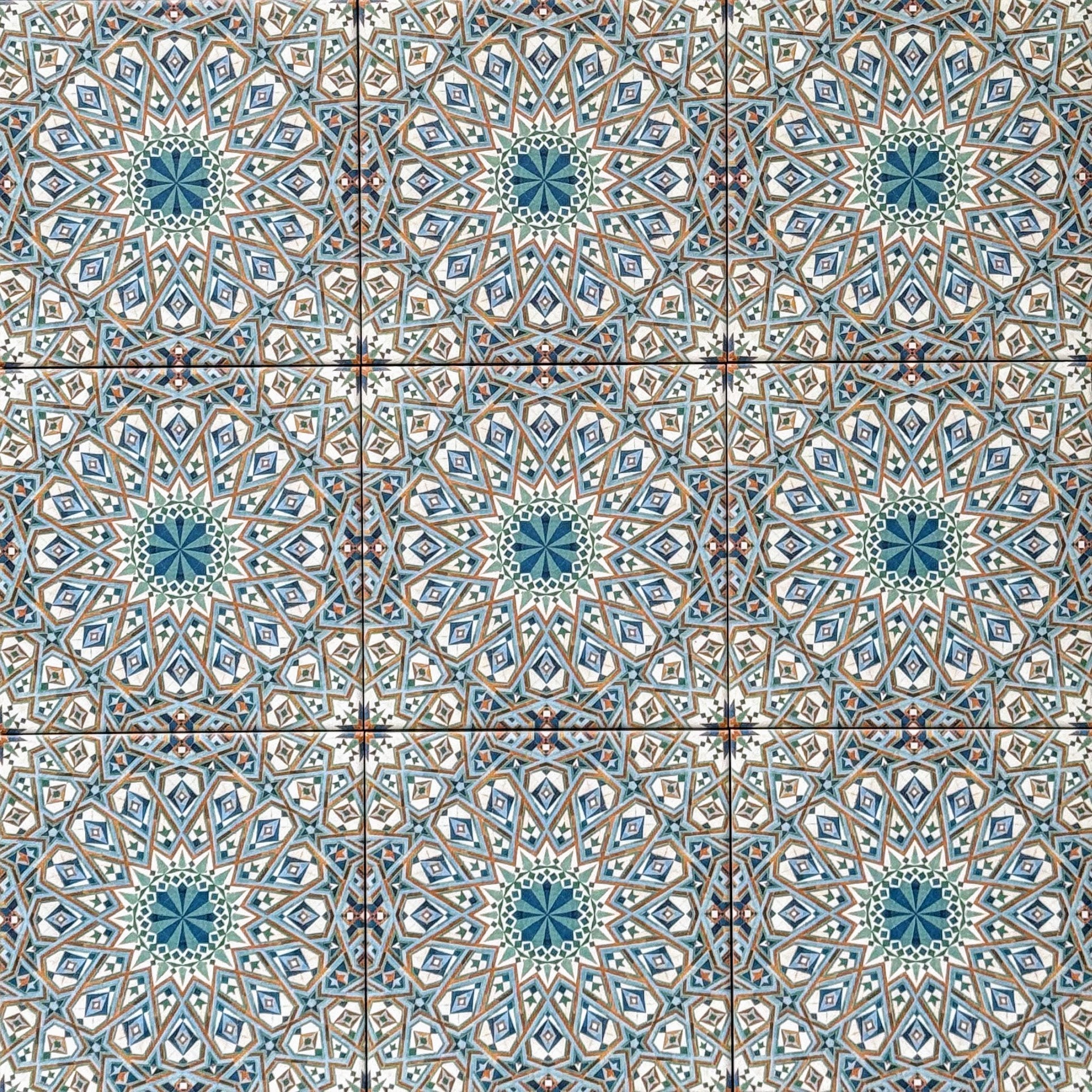 Persia Kashan MINI Moroccan Tile 15cm x 15cm