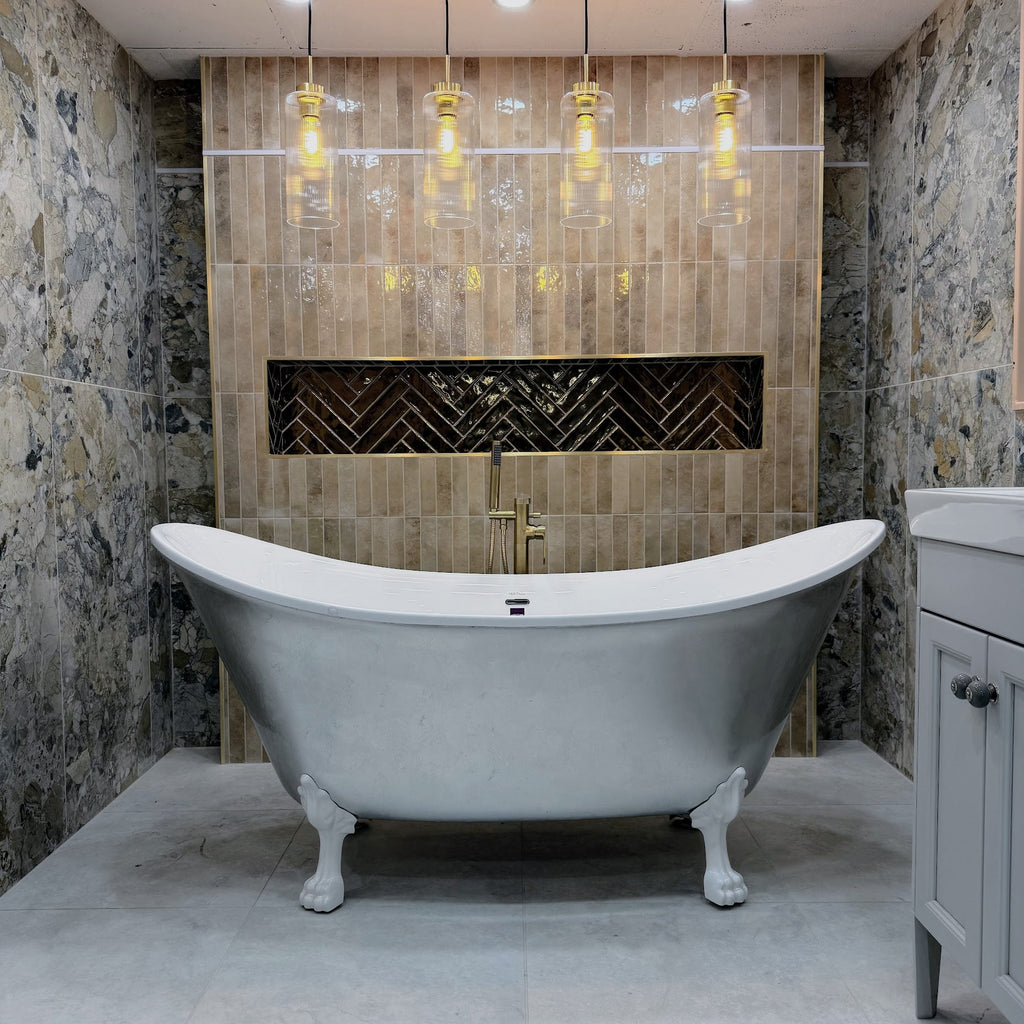 Museo Warm Stone Matt Porcelain Tiles | 60cm x 120cm