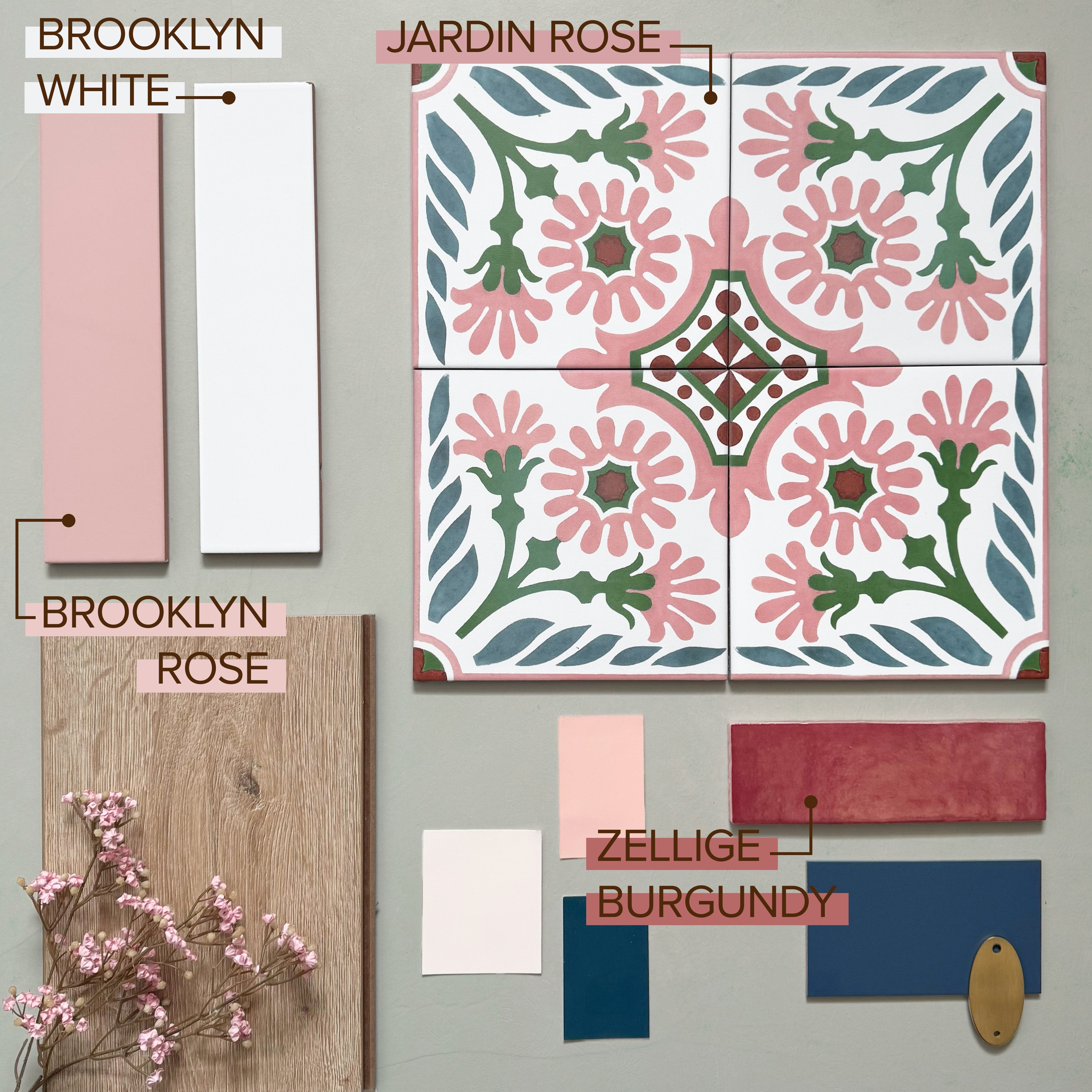 Brooklyn White Gloss  | Flat Subway Metro Brick Wall Tile | 7.5cm x 30cm