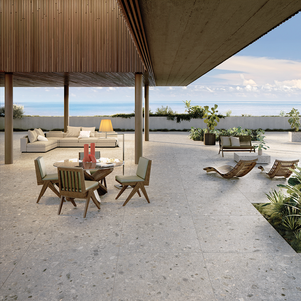 Bergamo Multicoloured Stone Porcelain | 2cm Outdoor Tiles | 60cm x 120cm x 2cm