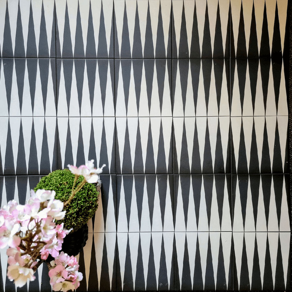 Almeira Backgammon | Wall & Floor Tiles | Moroccan Style | 20cm x 20cm ...
