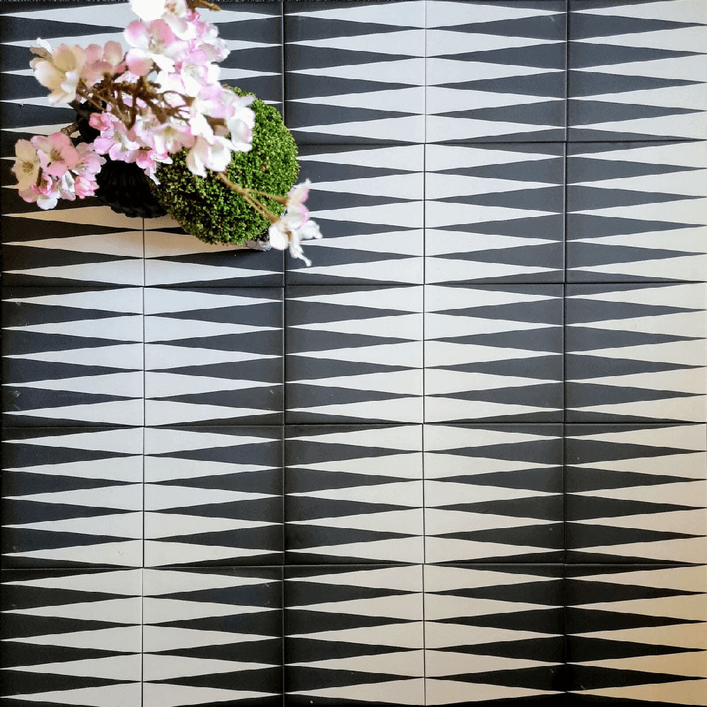 Almeira Backgammon | Wall & Floor Tiles | Moroccan Style | 20cm x 20cm ...