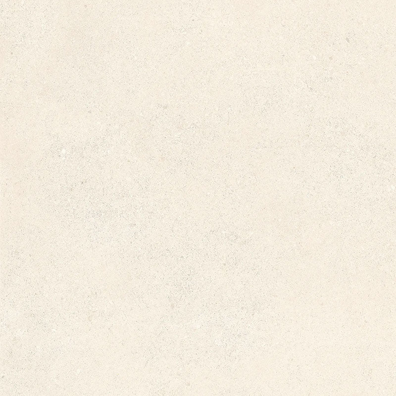 Close-up of Melange Light concrete-style wall and floor tiles 60 × 60cm, featuring soft beige concrete-effect tones with subtle texture, delicate tonal variation, and a contemporary matt industrial-inspired finish.
