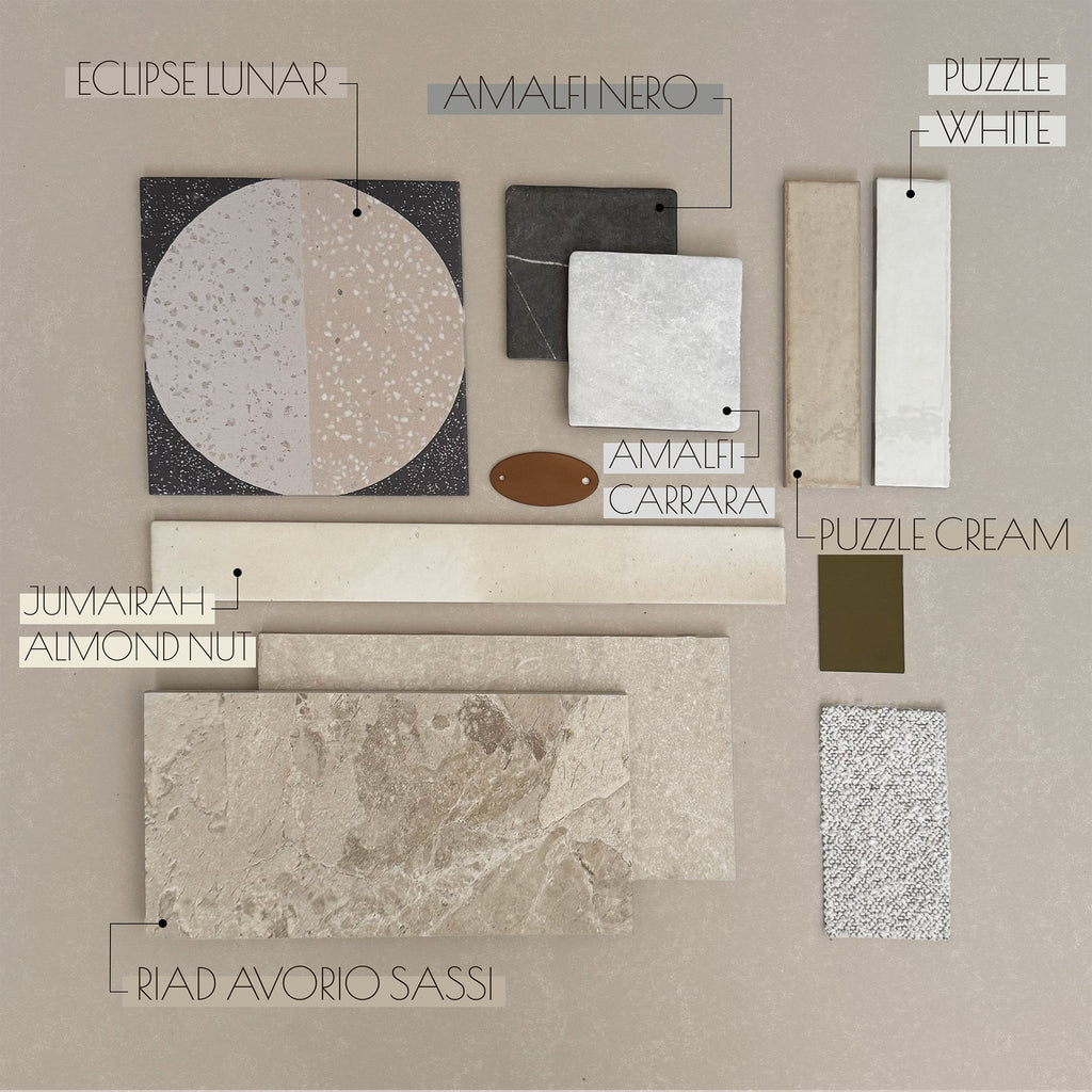Eclipse Lunar | Terrazzo Style Decor Tiles | 20cm x 20cm
