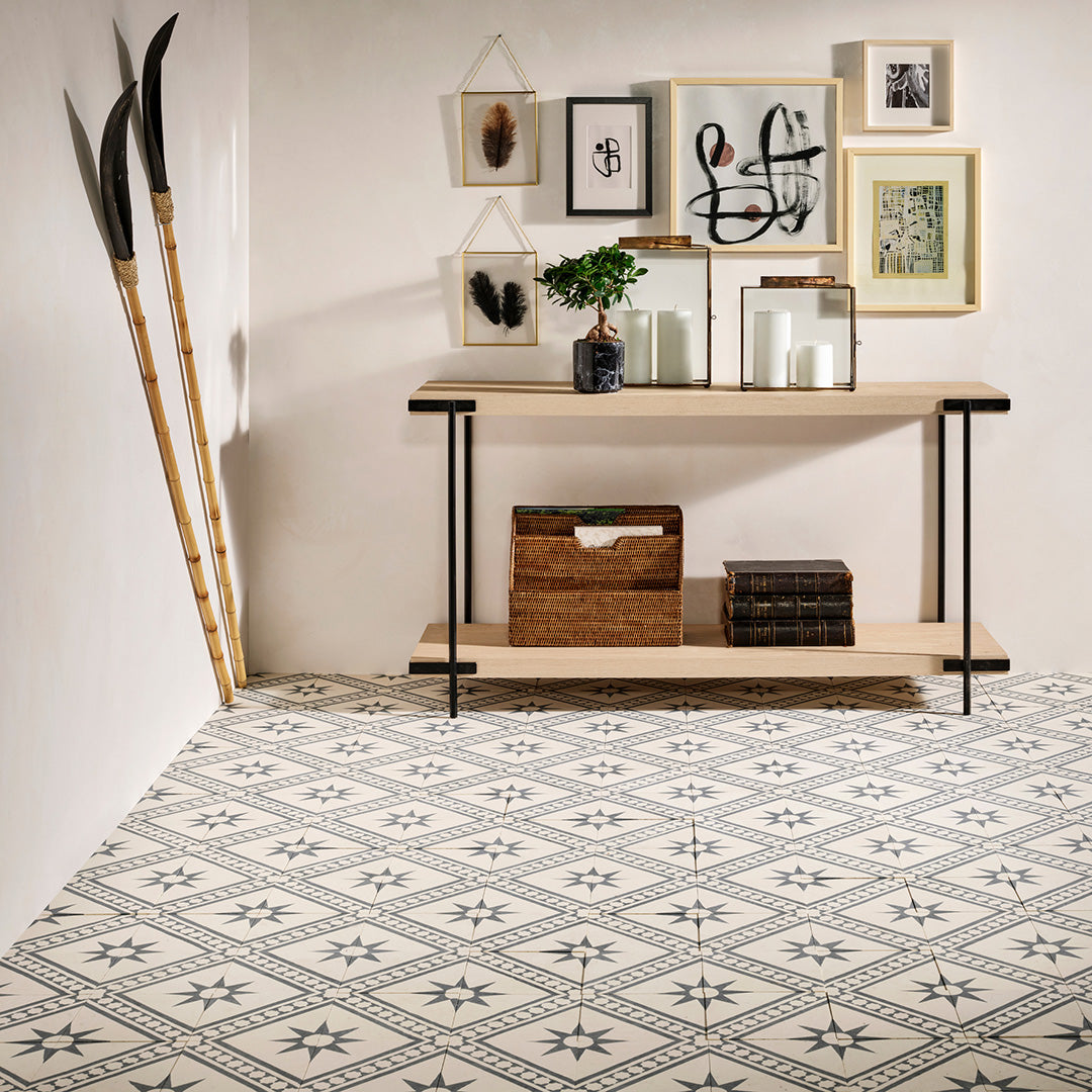 FULL TILE SAMPLE Gilgamesh Blanco White 20cm x 20cm