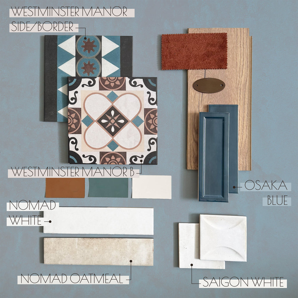 Westminster Manor B Victorian Tile 20cm x 20cm