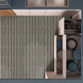 Skinny Pinstripes Black Tile | Indoor & Outdoor Tiles | 20cm x 20cm | FULL TILE SAMPLE