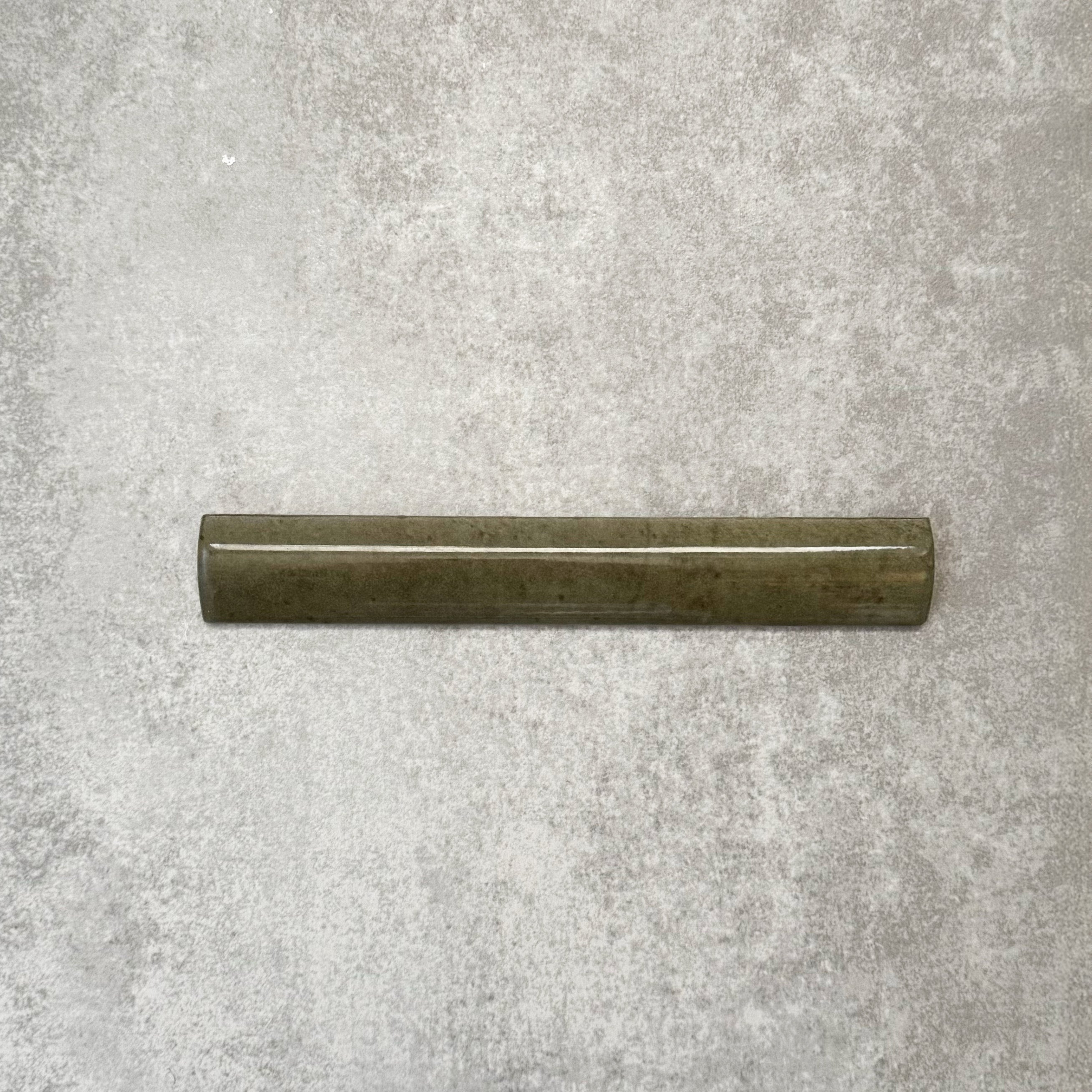 Nomad Sage Green Pencil Border Tiles 3cm x 20cm FULL PENCIL SAMPLE