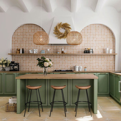 Zanzibar Moroccan Cotto White 31 x 56cm Wall Tiles