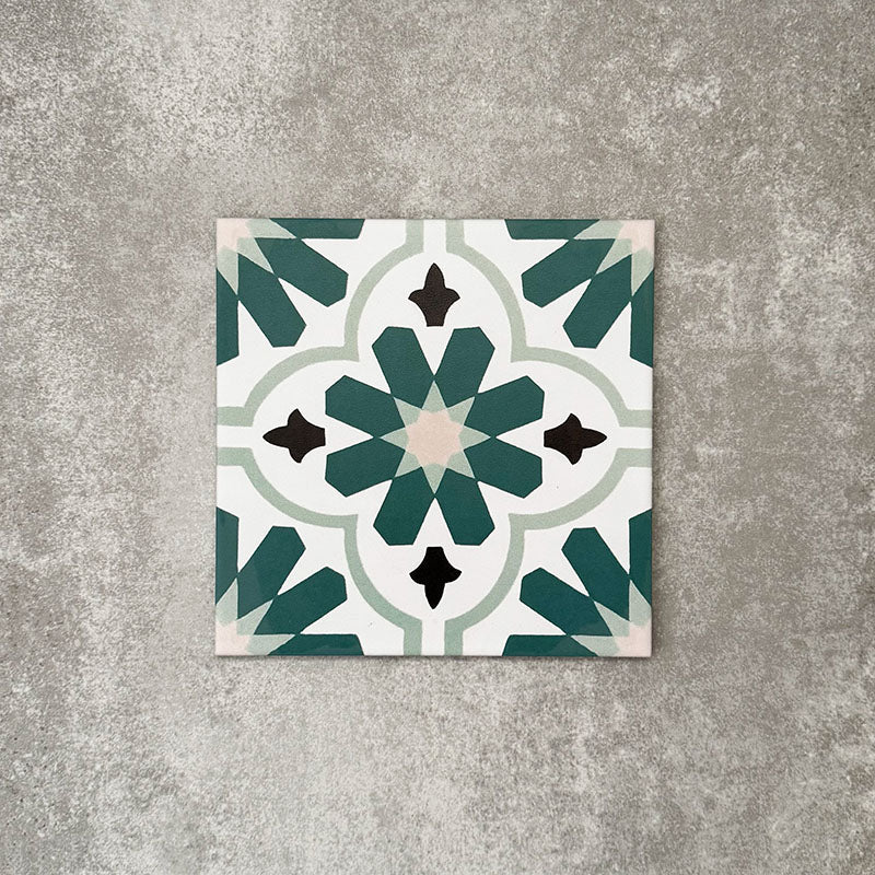 Clara Teal | Victorian Moroccan Style | 20cm x 20cm