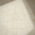Floor setting featuring Divine Taj Mahal Matt Marble effect 30 × 30cm porcelain tiles, laid in a grid layout, showcasing soft beige tones, subtle veining, and a natural stone-inspired matt finish.